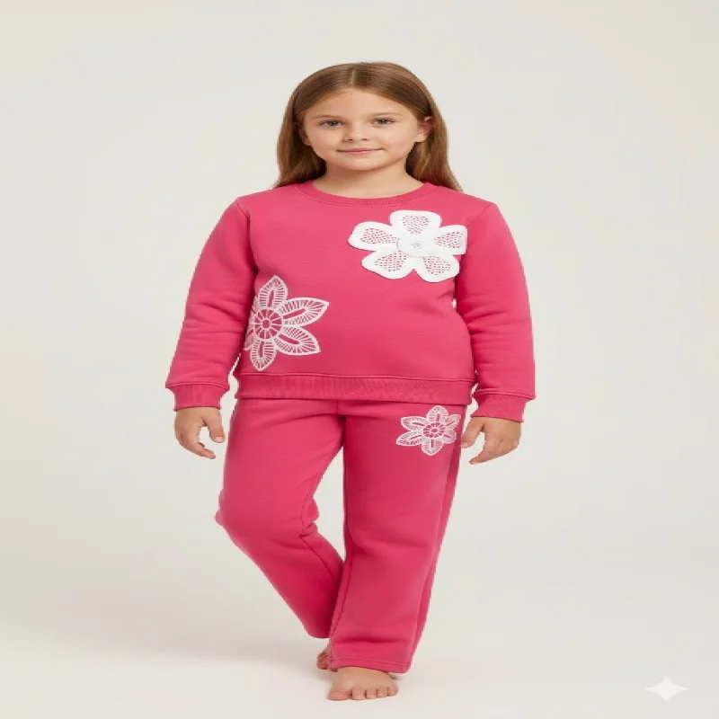 Girls Catfish SET WARM FLEECE SETS FOR WINTER WEAR