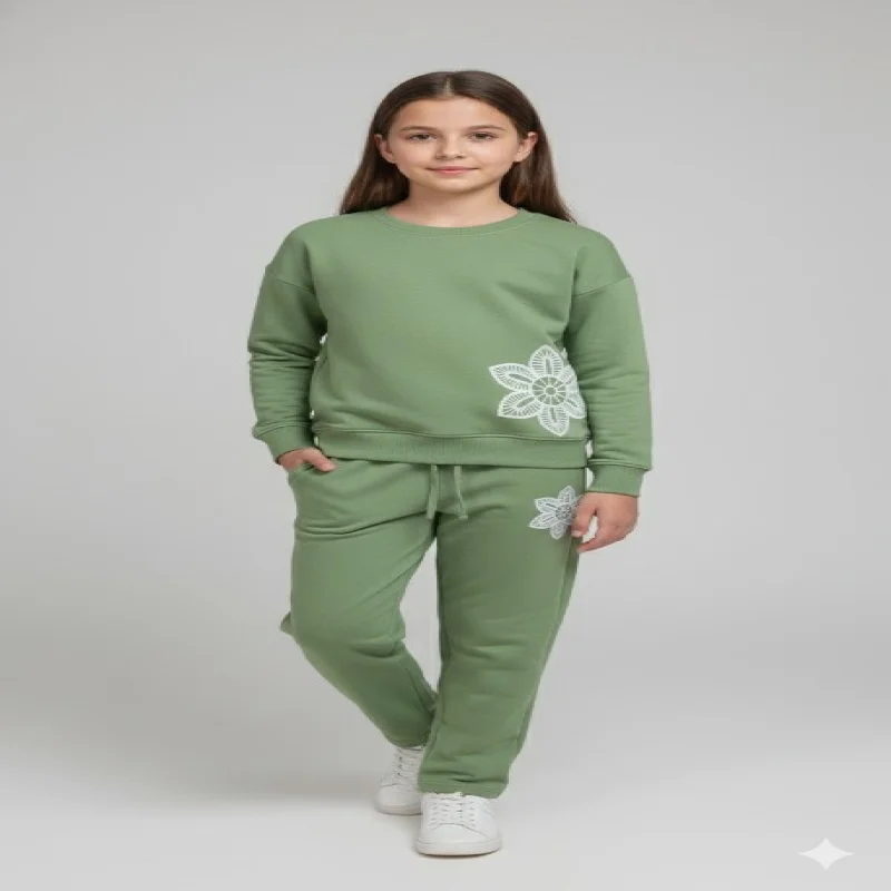 Girls Catfish SET WARM FLEECE SET FOR WINTER WEAR