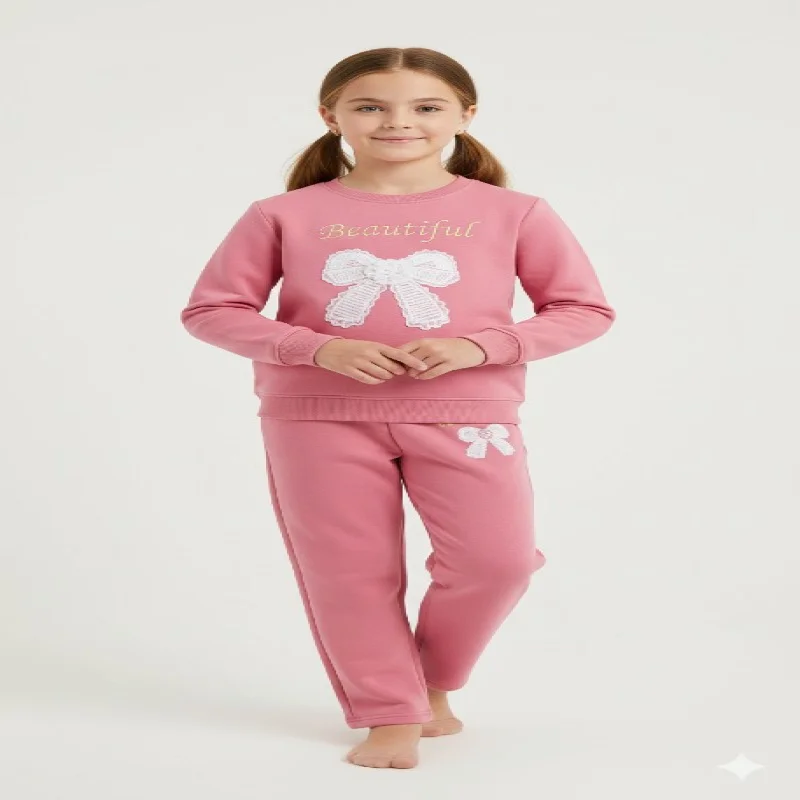 Girls Catfish SET WARM FLEECE  FOR WINTER WEAR