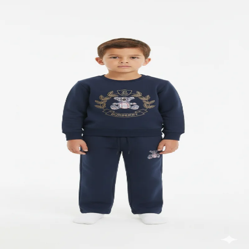  BURBERRY LONDON Boys set warm fleece for winter wear 