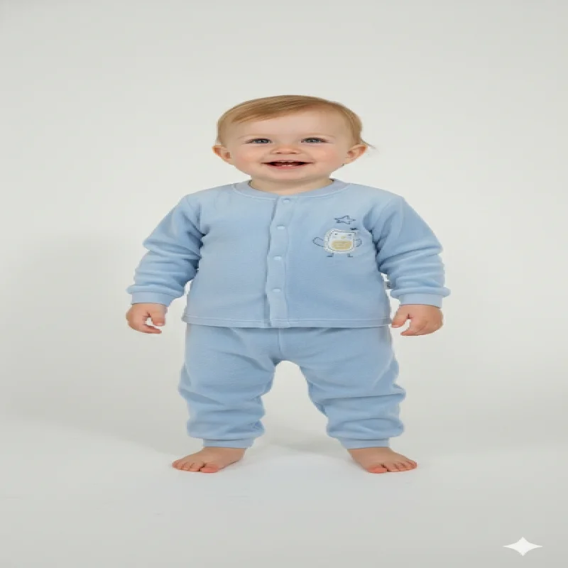  HE imported baby set Smooth Cozy Fleece for winter wear