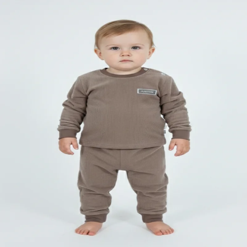 Justme baby clothing set smooth fleece for winter wear 