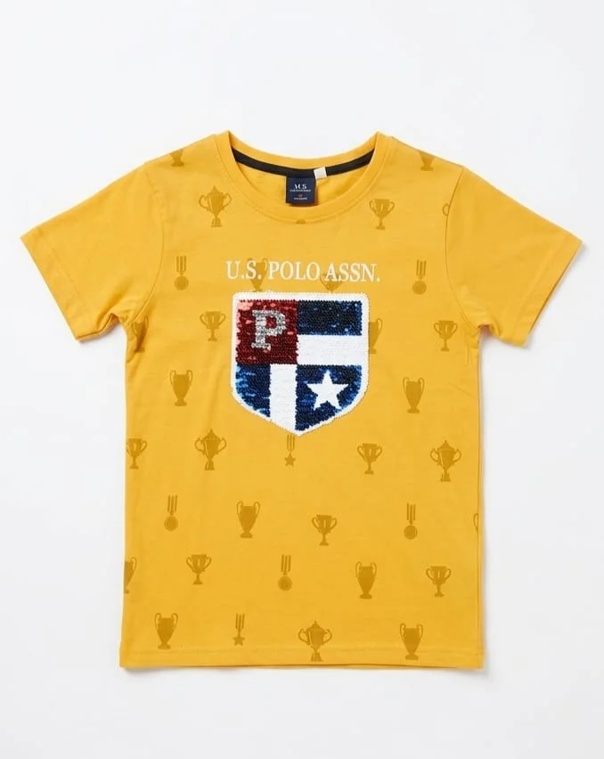 U.S.POLO ASSN.BOYS T-SHIRT FOR SUMMER YEAR