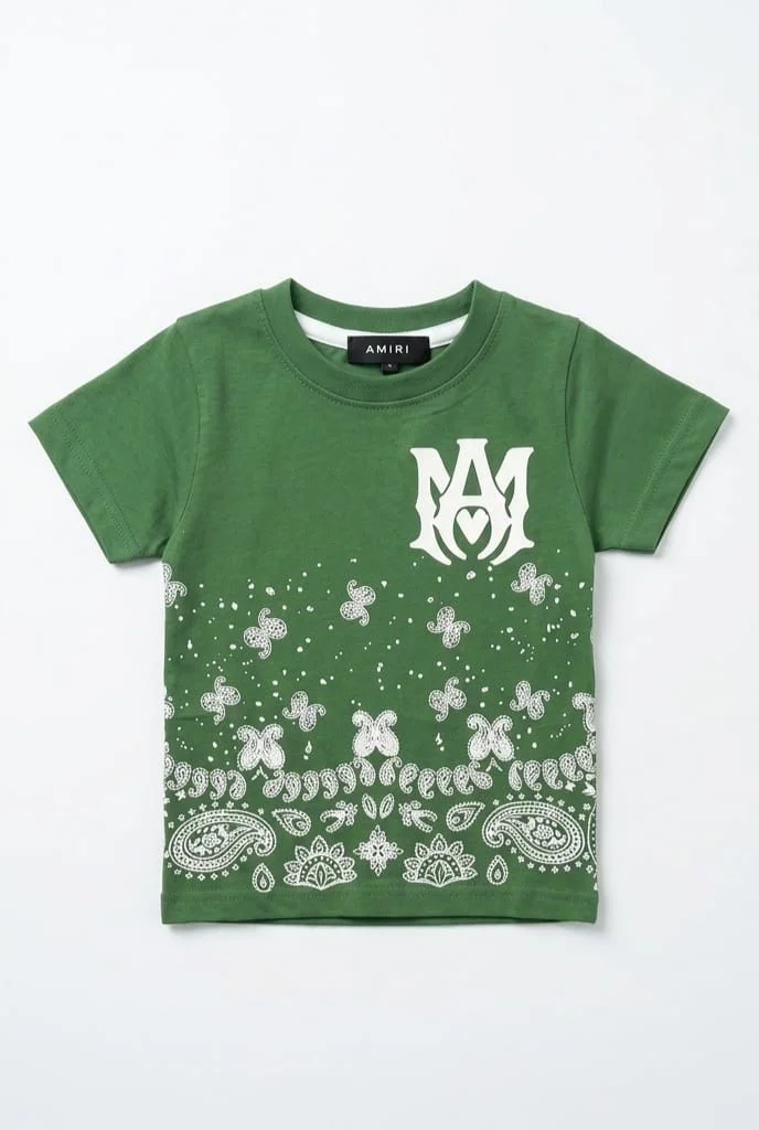 AMIRI PRINTED KIDS T-SHIRTS FOR SUMMER WEAR