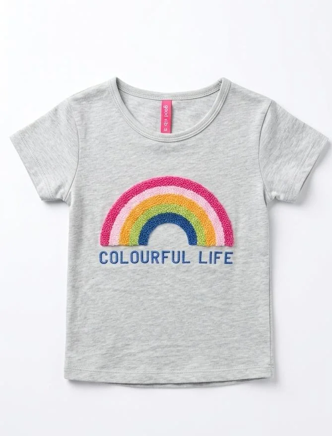 GOOD VIBES GIRLS T-SHIRTS FOR SUMMER WEAR