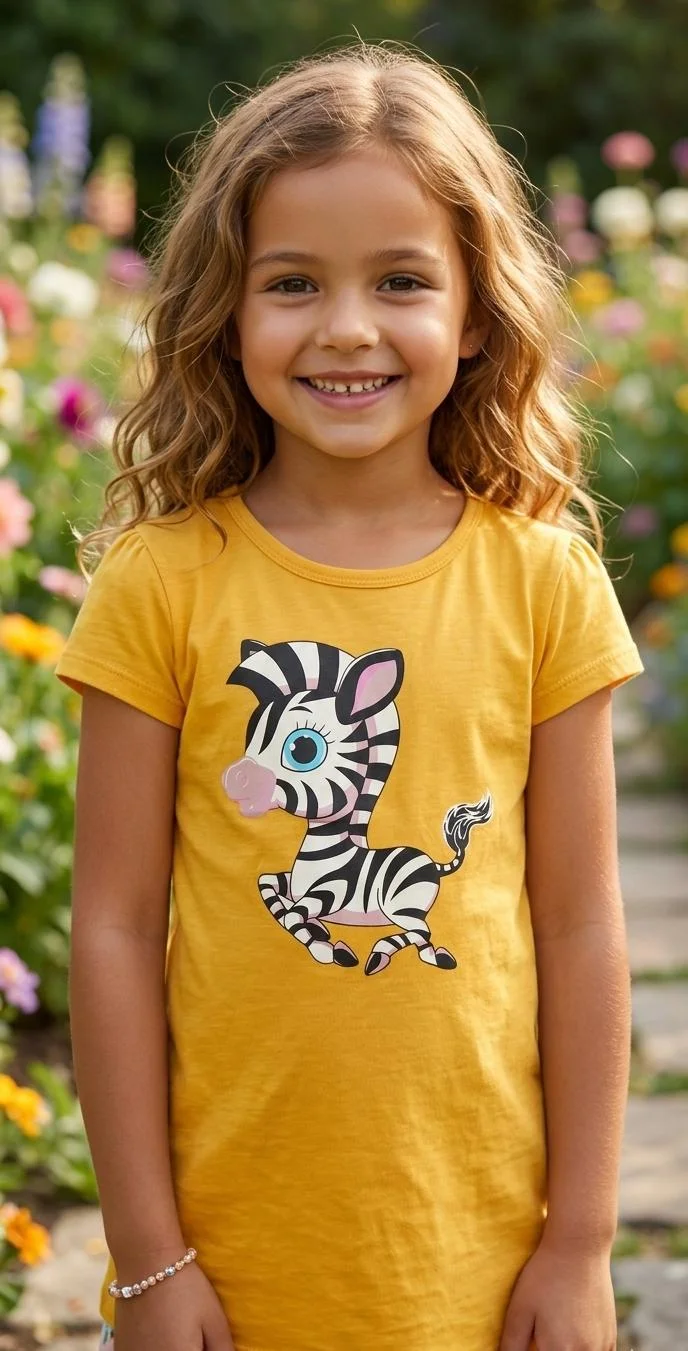 GOOD VIBES GIRLS T-SHIRTS FOR SUMMER WEAR