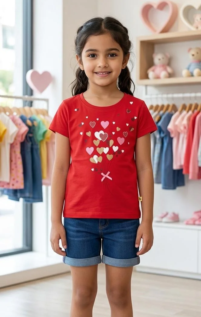 CATFISH GIRLS SHORT SLEEVE FOR SUMMER WEAR