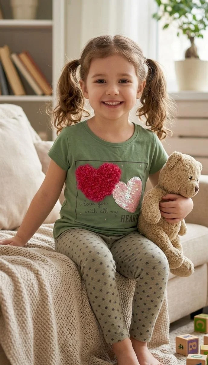 CATFISH GIRLS SHORT SLEEVE FOR SUMMER WEAR