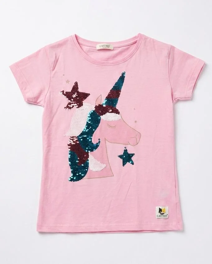 CATFISH GIRLS SHORT SLEEVE FOR SUMMER WEAR