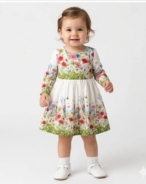 BABY/GIRLS SLEEVELESS COLOURED DRESS FOR SUMMER WEAR