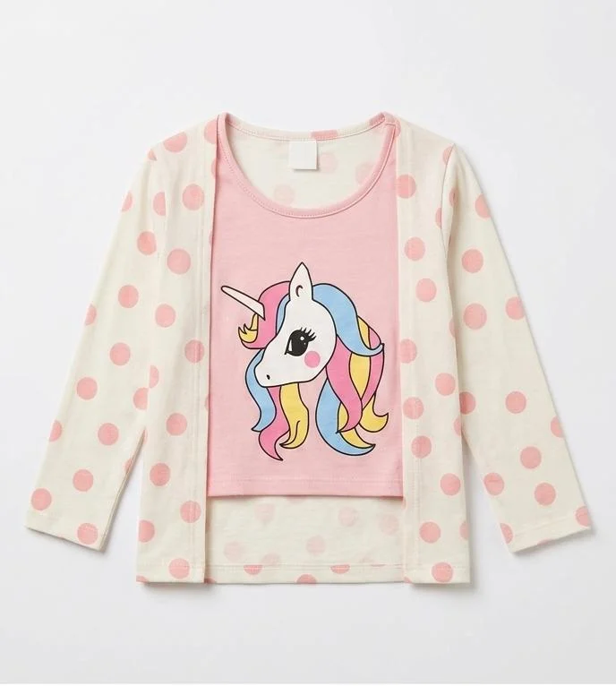 HAND PRINT BABY/GIRLS SHORT SLEEVE T-SHIRT FOR SUMMER WEAR