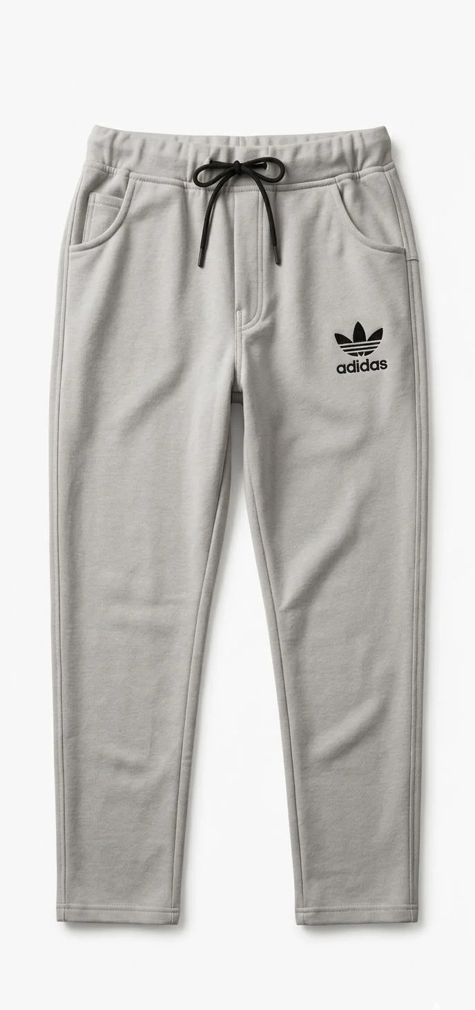 ADIDAS BOYS GREY TROUSERS FOR SUMMER WEAR