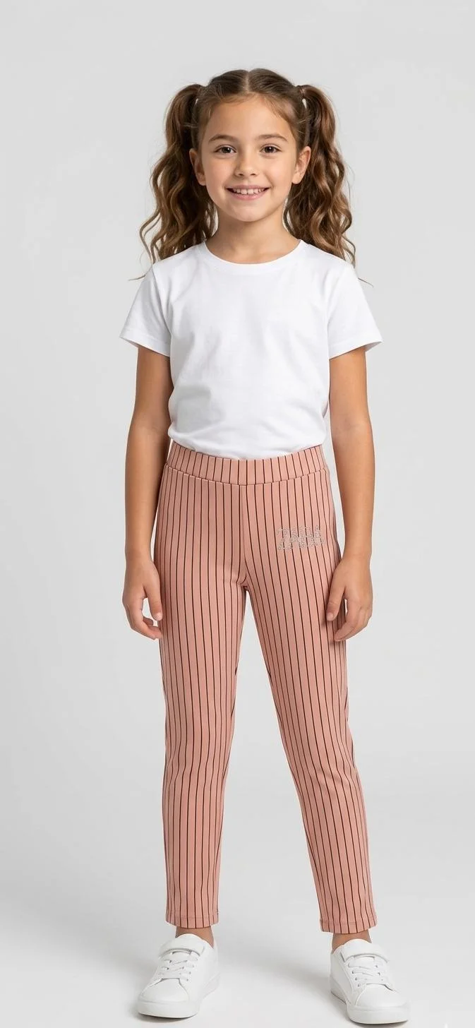 ZARA GIRLS LEGGINGS WITH ELASTIC WAIST FOR SUMMER WEAR