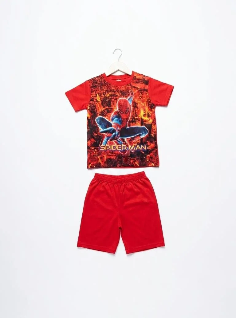 MARVEL AVENGERS BOYS T-SHIRT AND SHORTS FOR SUMMER WEAR