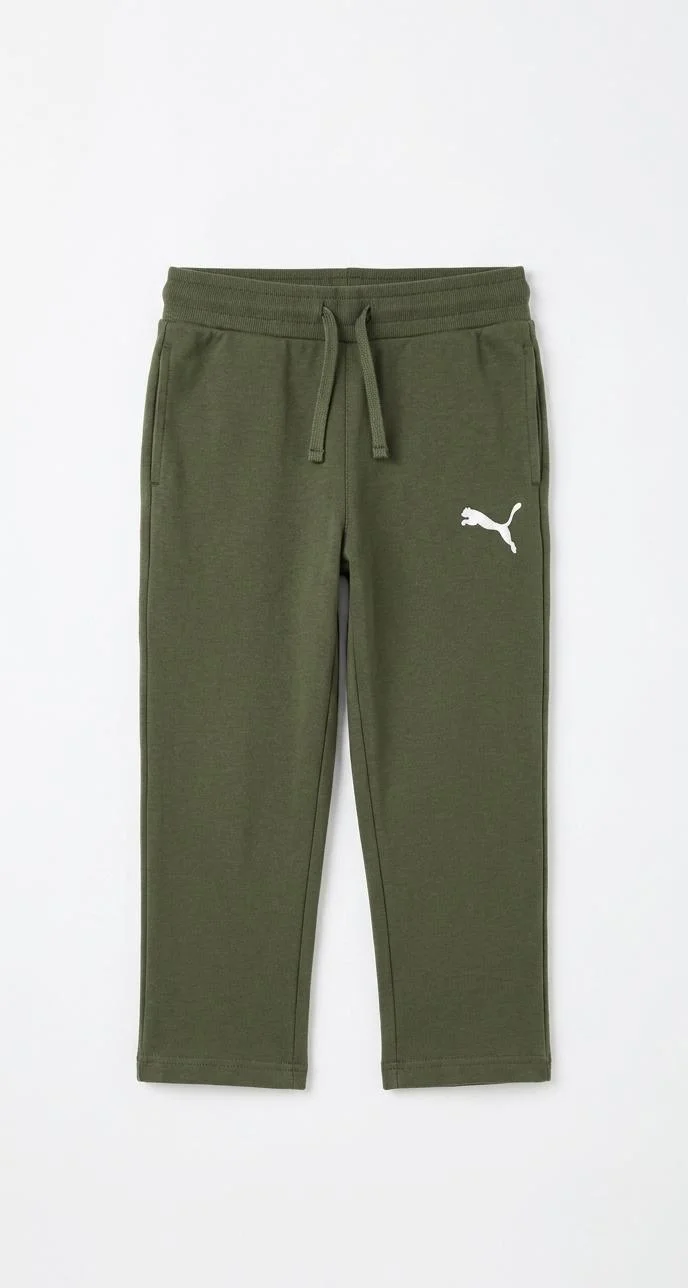 PUMA BOYS DARK GREEN COTTON TROUSER FOR SUMMER WEAR