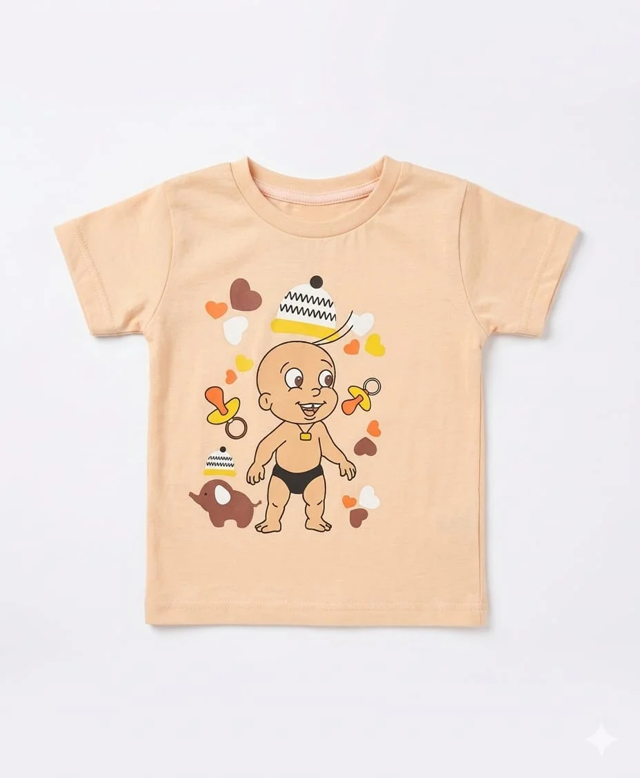 LUKE & LILLY BOYS ROUND NECK COTTON T-SHIRT FOR SUMMER WEAR