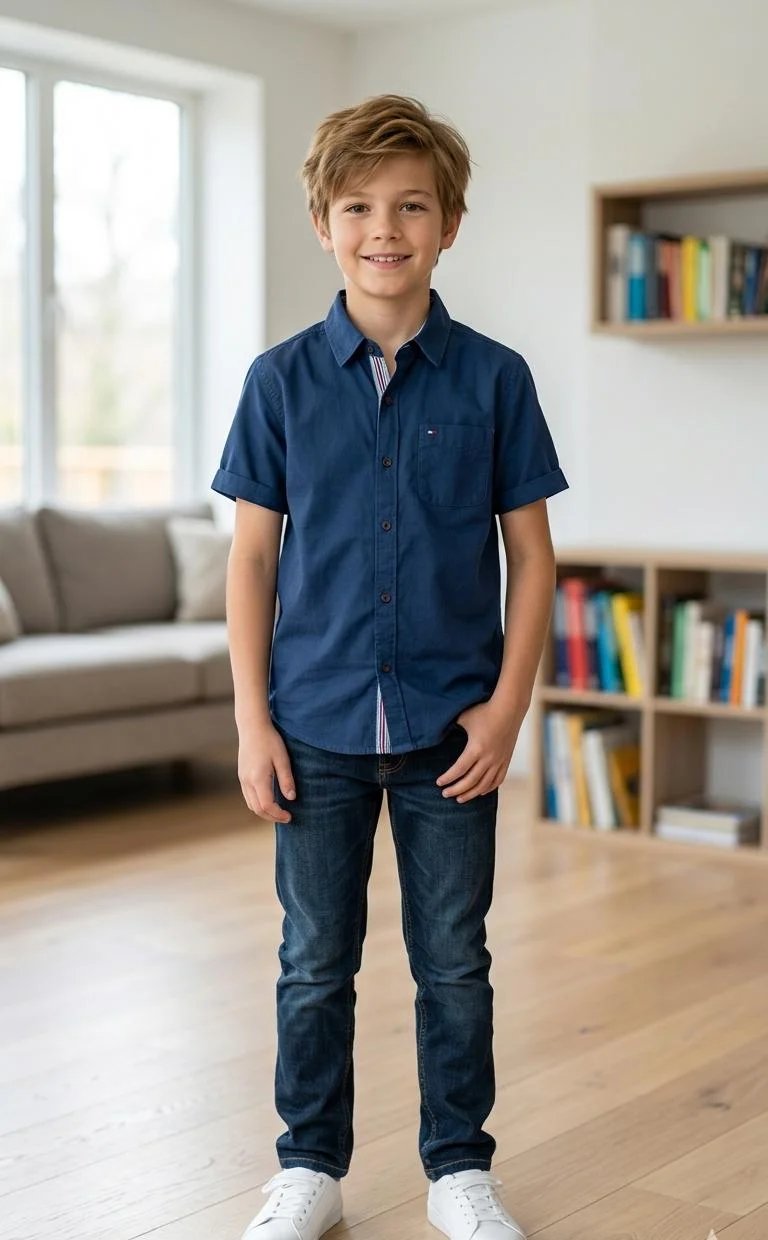 TOMMY HILFIGER BOYS FULL COTTON T-SHIRTS FOR SUMMER WEAR