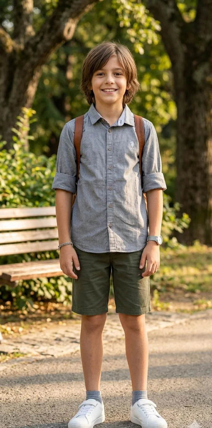 U.S.POLO ASSN. BOYS CASUAL SHIRT FOR SUMMER WEAR