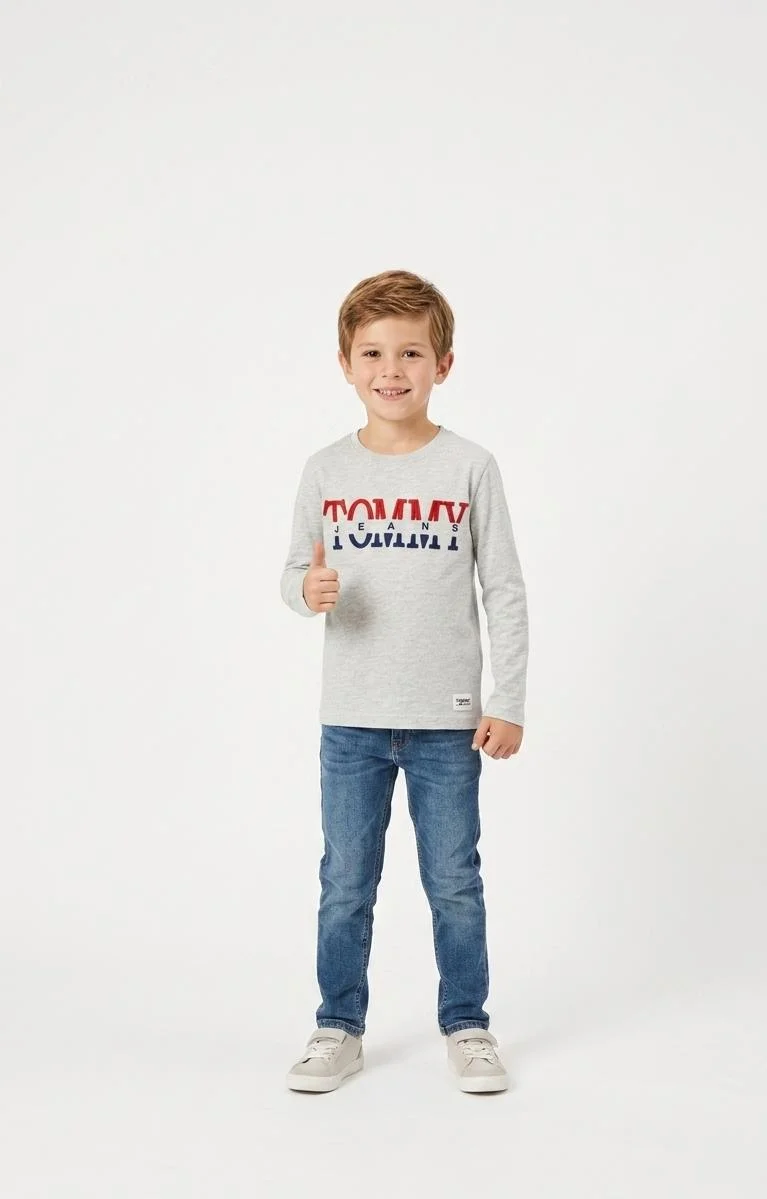 TOMMY HILFIGER BOYS FULL COTTON T-SHIRTS FOR SUMMER WEAR