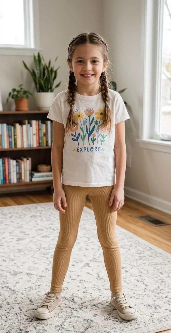 JAKARCH GIRLS FIT LEGGINGS FOR SUMMER WEAR