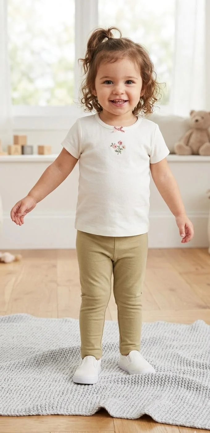 JAKARCH GIRLS FIT ELASTIC WAISTBAND LEGGING FOR SUMMER WEAR