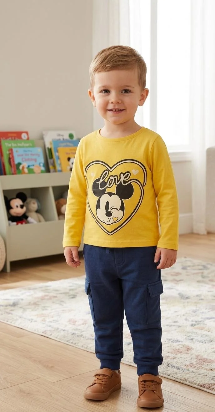 DISNEP FROZEN PRINTED LONG SLEEVED LONG SLEEVE T-SHIRT FOR SUMMER WEAR