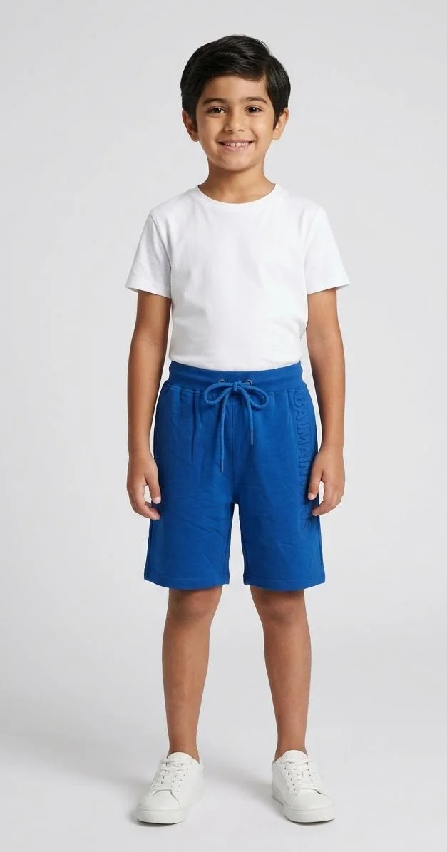BALMAIN BOYS HOSIERY COTTON SHORTS FOR SUMMER WEAR