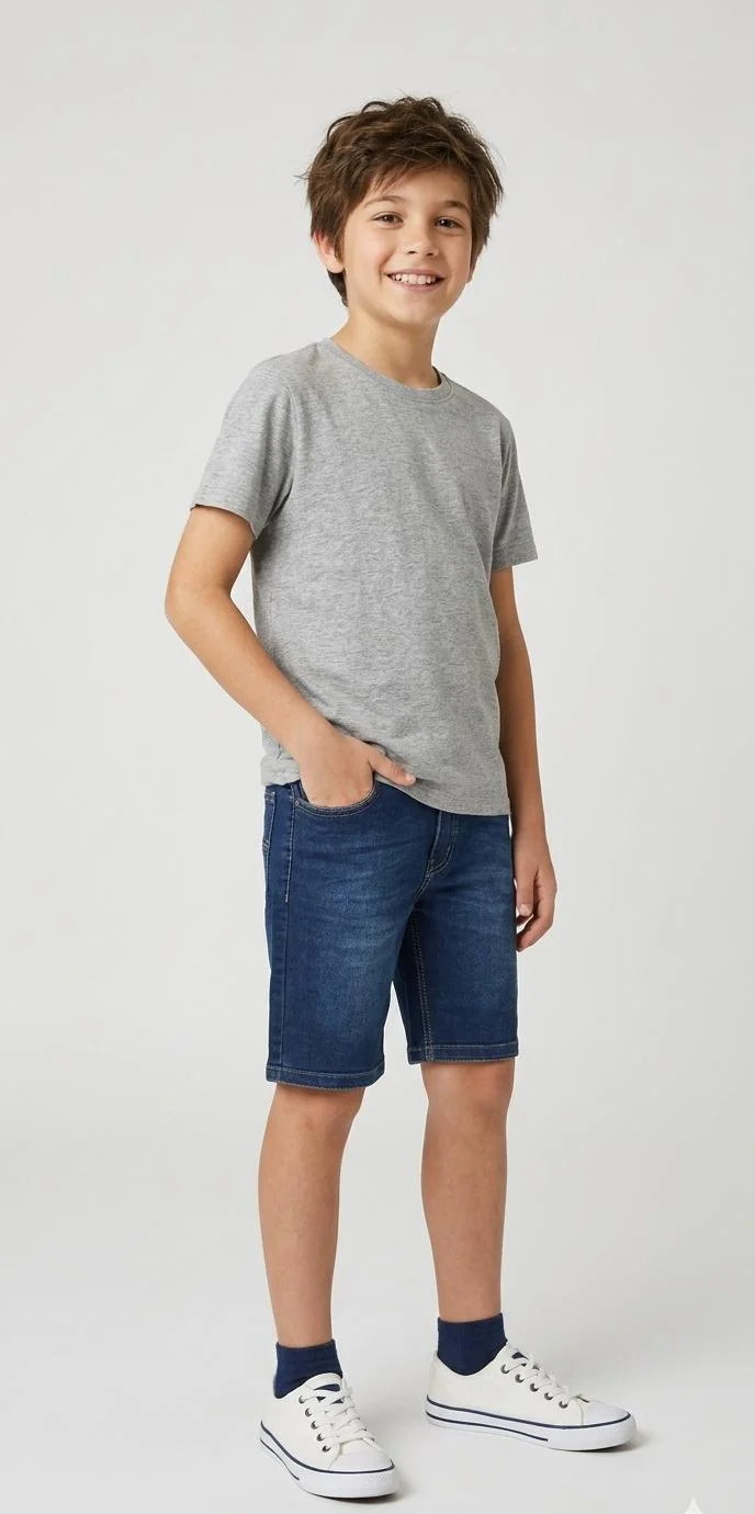 BOYS REGULAR FIT JEANS SHORTS FOR SUMMER WEAR
