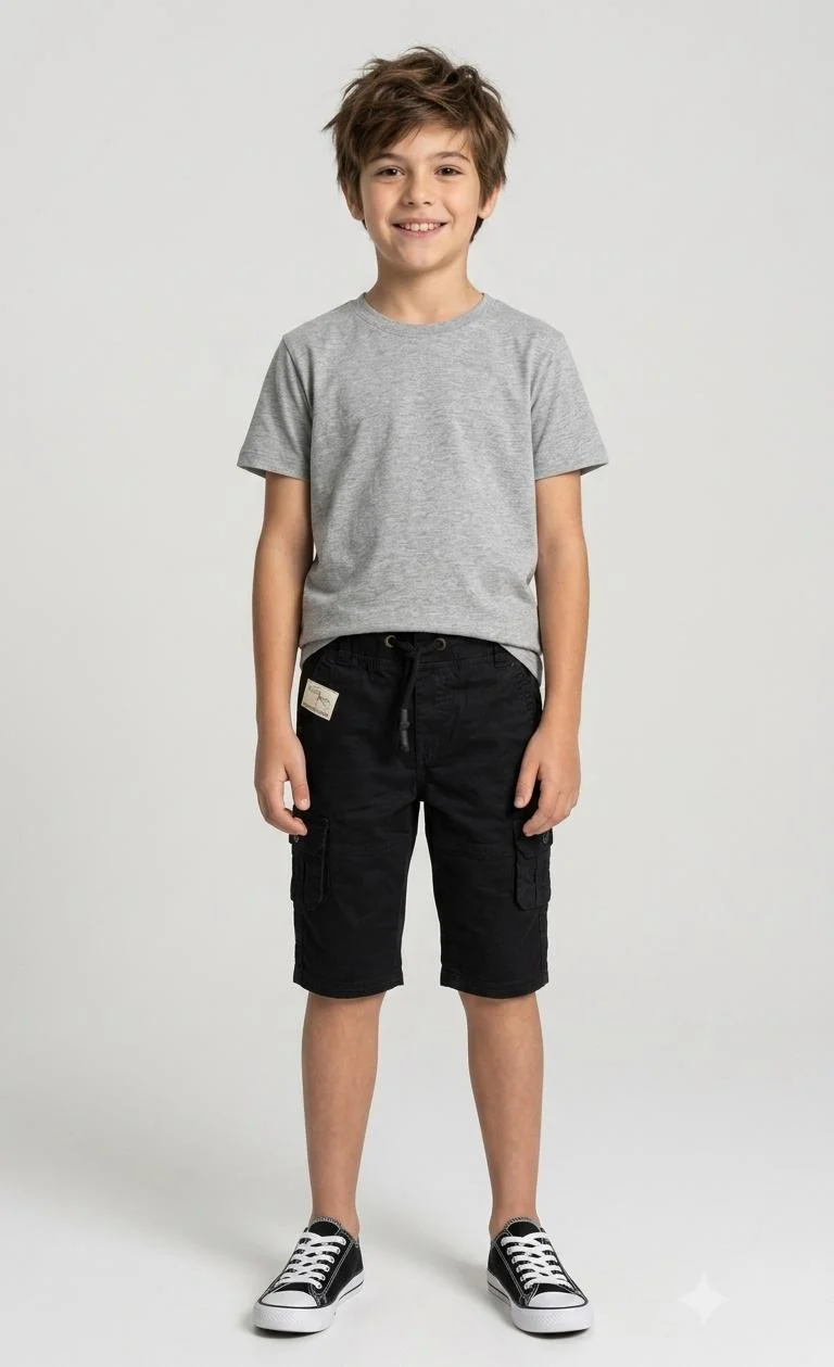DRONE BOYS COTTON PANT CAPRIS FOR SUMMER WEAR