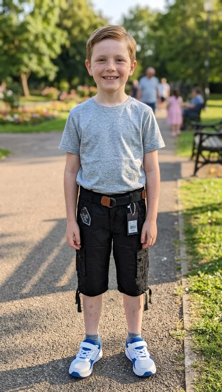 GK WEAR BOYS COTTON PANT CAPRIS FOR SUMMER WEAR