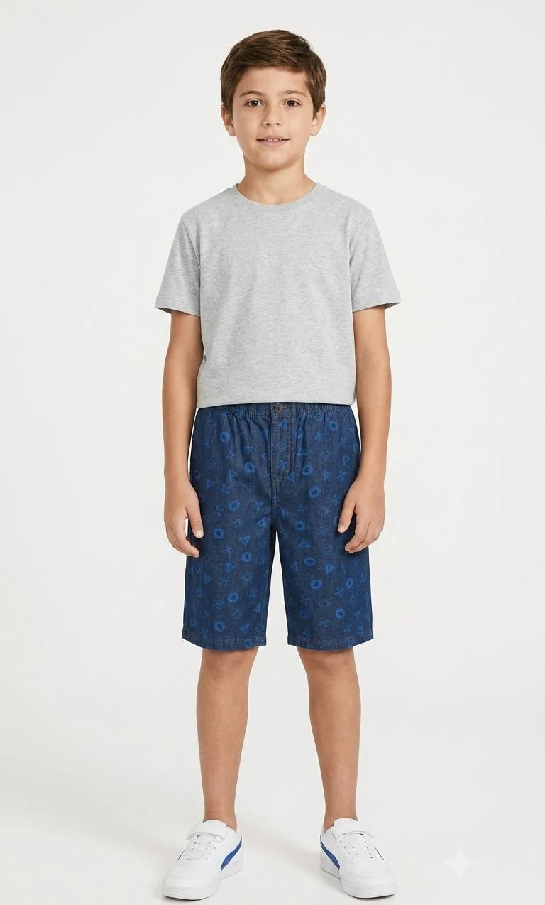 GEORGE BOYS REGULAR FIT KNEE LENGTH SHORTS FOR SUMMER WEAR