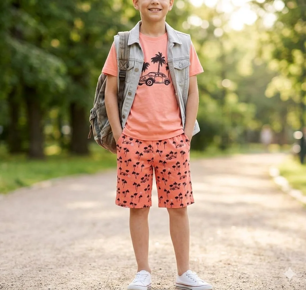 CATISH BOYS  GOOD QUALITY HOSIERY SHORTS FOR SUMMER WEAR