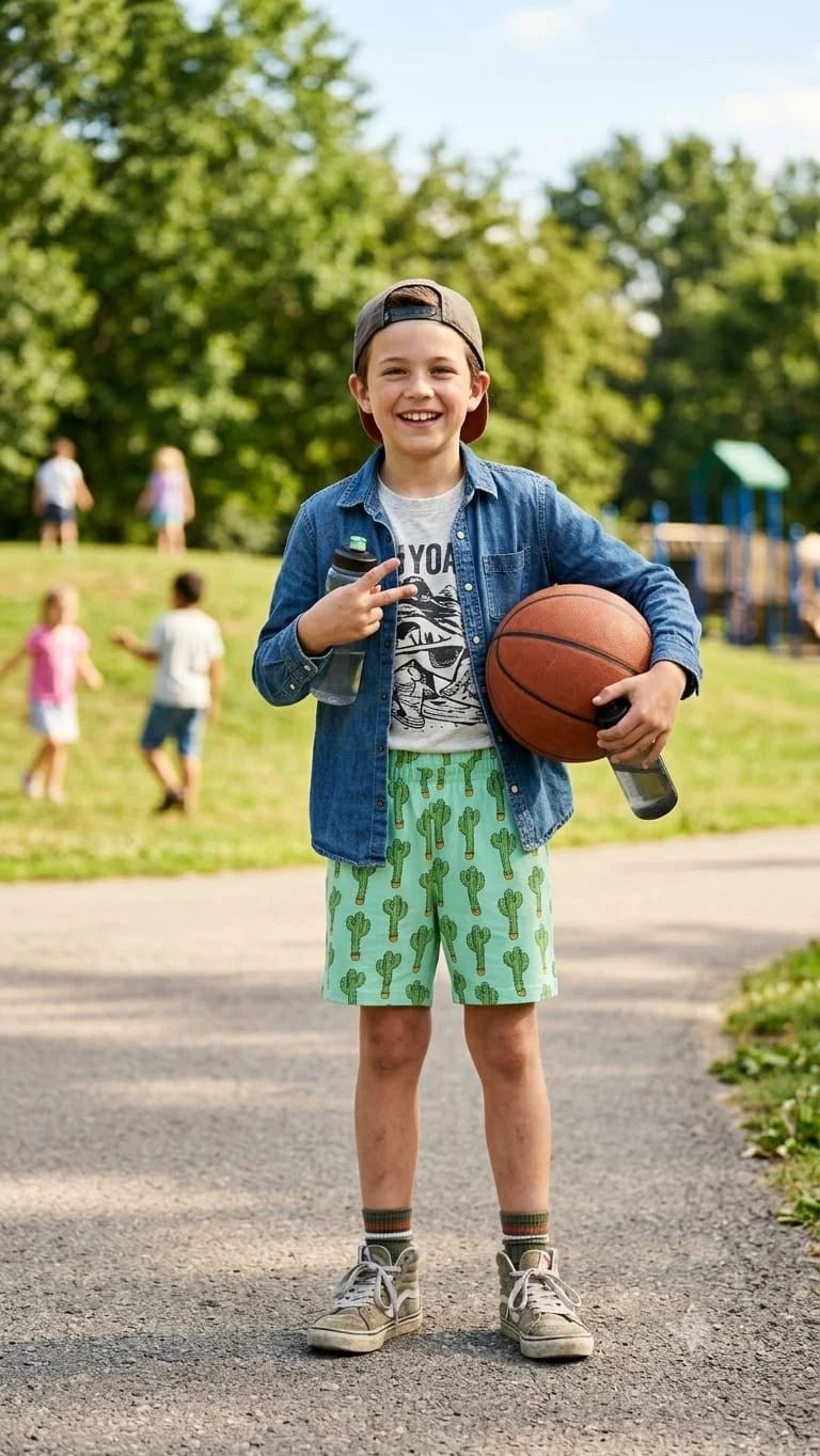PRIMARK BOYS PRINTED COTTON SHORTS FOR SUMMER WEAR