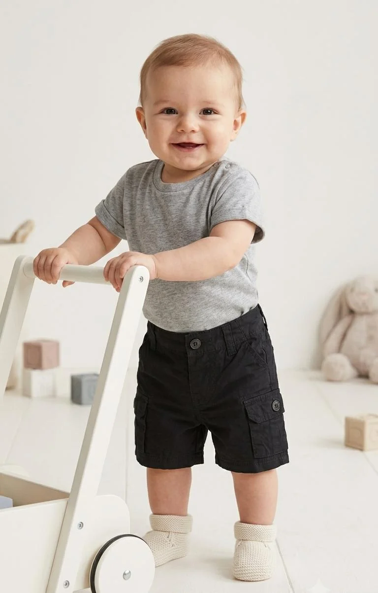 KOALA KIDS RELAXED FIT CARGO SHORTS FOR SUMMER WEAR