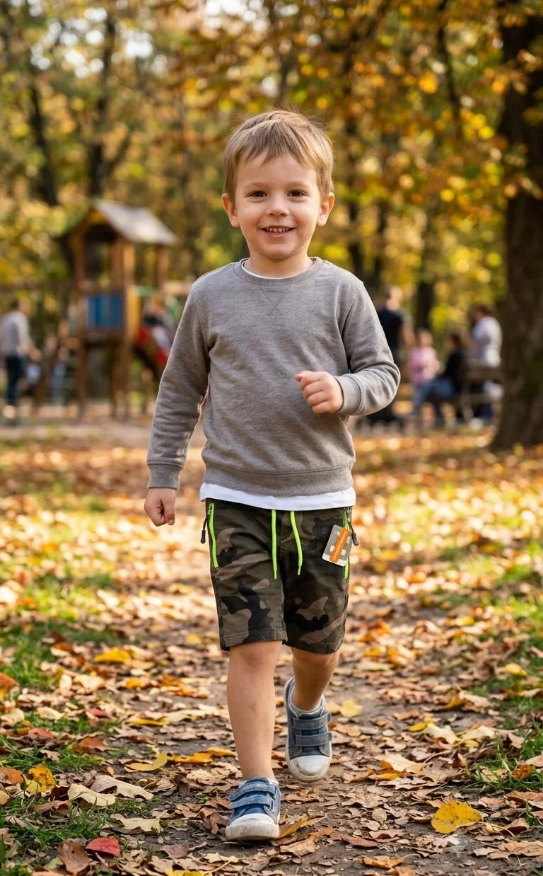 OVS KIDS ARMY CARGO SHORTS COTTON FABRIC FOR SUMMER WEAR