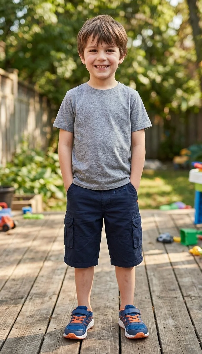 BOYS CARGO COTTON SHORTS FOR SUMMER WEAR