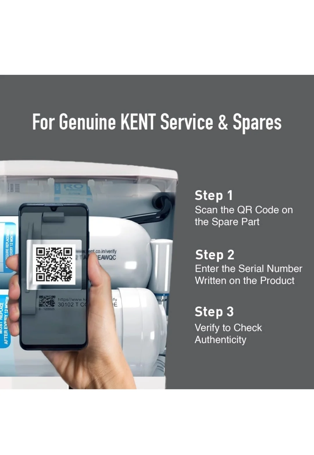 KENT Grand Plus RO Water Purifier | 4 Years Free Service | ISI Marked | Multiple Purification Process | RO + UV + UF + TDS Control + UV LED Tank | 9L Tank | 20 LPH Flow | Zero Water